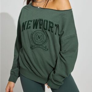 Garage Newport Off-Shoulder Sweatshirt